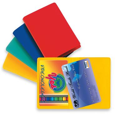 5 Buste Porta Card 2 Color A 2 Tasche 5,8X8,7Cm Assort.