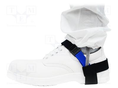 Fascia per calzature ESD 2pz azzurro Fissaggio  clip
