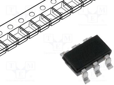 Microcontrollore AVR SRAM 32B Flash 1kB SOT23-6 1,8 5,5V
