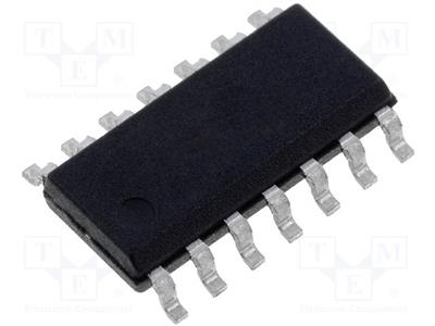 Microcontrollore AVR EEPROM 256B SRAM 2kB Flash 16kB SO14