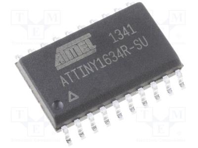 Microcontrollore AVR EEPROM 256B SRAM 1kB Flash 16kB SO20-W