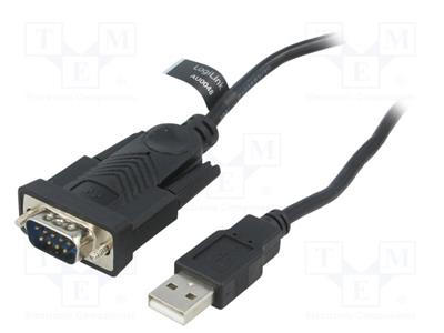 Convertitore USB-RS232  D-Sub 9pin spina,USB A spina