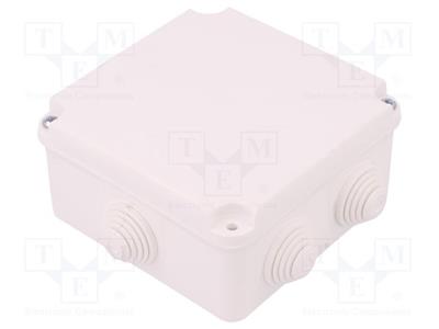 Enclosure  junction box  X 108mm  Y 108mm  Z 58mm  wall mount