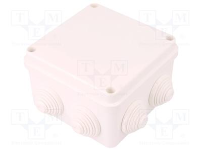 Enclosure  junction box  X 110mm  Y 110mm  Z 67mm  wall mount