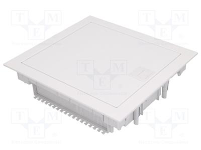 Enclosure  for modular components  IP30  white  No.of mod 12