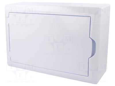 Enclosure  for modular components  IP40  white  No.of mod 12