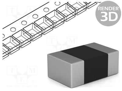 Resistore  thin film SMD 0805 182Ω 125mW ±0,1% -55 155°C