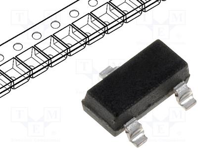 Transistor: N-MOSFET unipolare 50V 01A 03W SOT23