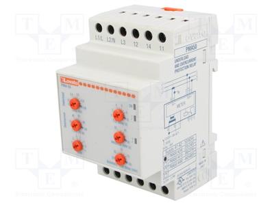 Modulo  relè di monitoraggio DIN SPDT OUT 1 250VAC/8A 0,1 60s