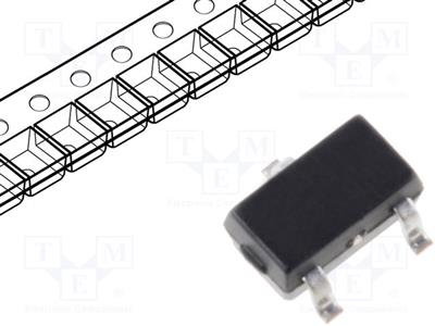 Transistor: N-MOSFET unipolare 60V 03A 830mW SOT23