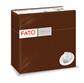 50 Quick Pocket 40x40cm color cacao Linea Airlaid Fato