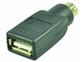 2-Power ADP0001A cavo di interfaccia e adattatore USB Type A PS/2 NeroPS/2 Mal