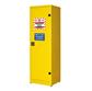 Armadio di sicurezza per liquidi infiammabili 57,5x50x185cm giallo