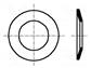 Rondella conica M10 D=22mm h=1,7mm acciaio inox A2 BN 710