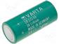 Batteria  al litio 3V 2/3AA,2/3R6 14,8x33,5mm 1350mAh