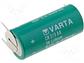 Batteria  al litio 3V 2/3AA,2/3R6 3pin 14,8x33,5mm 1350mAh