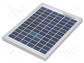 Cella fotovoltaica  silicio policristallino  251x186x18mm  5W