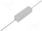 Resistore: a filo in cemento THT 12 7W 5% 95x95x35mm