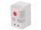 Sensore  termostato Contatti  NC 10A 250VAC IP20 Montaggio  DIN
