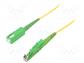 Patch cord a fibra ottica  E2/APC,SC/APC  4m  giallo