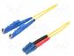 Patch cord a fibra ottica  E2/UPC,LC/UPC  1m  giallo
