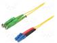 Patch cord a fibra ottica  E2/APC,LC/UPC  5m  giallo
