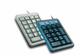 CHERRY Keypad G84-4700, US-English, light grey tastiera PS/2