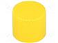 Cappuccio  Corpo giallo  int 60,3mm  H 36,4mm  Mat LDPE