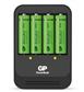 Caricabatterie Intelligente 4 AA/AAA con 4 batterie AA 2600mAh USB nero