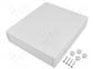 Enclosure  with panel  X 150mm  Y 178mm  Z 40mm  ABS  grey