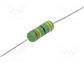 Resistore  a filo alte tensioni THT 130Ω 3W ±5% 6,5x17,5mm