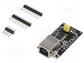 Module  converter  USB-UART  FT232RL  USB B, pin strips  3.3÷5VDC