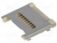 Connettore per schede  SD Micro  SMT  dorato  PIN 8  0,5A  10V