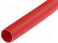 Guaina elettroisolante  Mat PVC  rosso  -45÷125°C  int 15mm
