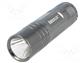 Torch  LED  8h  Colour  silver  L 100mm  90lm  96g  diam. 28mm  IP54