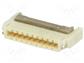 Connettore FFC (FPC)  orizzontali  PIN 9  SMT  0,5A  0,5mm